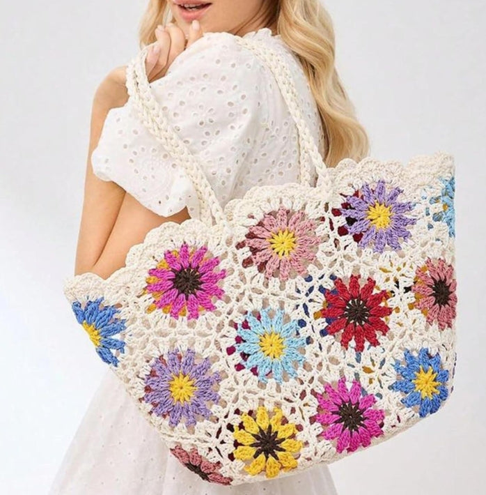 Bohemian Style Straw Shoulder Bag Fashion Women's Bag