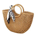 Classic Woven Straw Bag Daily Casual Handbag